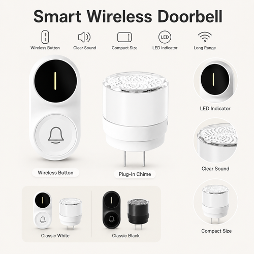 🔥 Limited Time 50% Off | Smart Wireless Doorbell