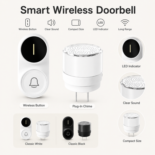 🔥 Limited Time 50% Off | Smart Wireless Doorbell