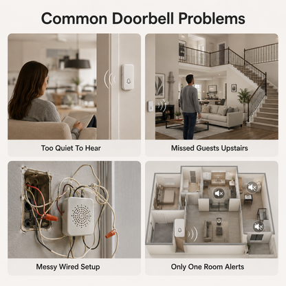 🔥 Limited Time 50% Off | Smart Wireless Doorbell