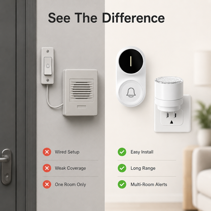 🔥 Limited Time 50% Off | Smart Wireless Doorbell