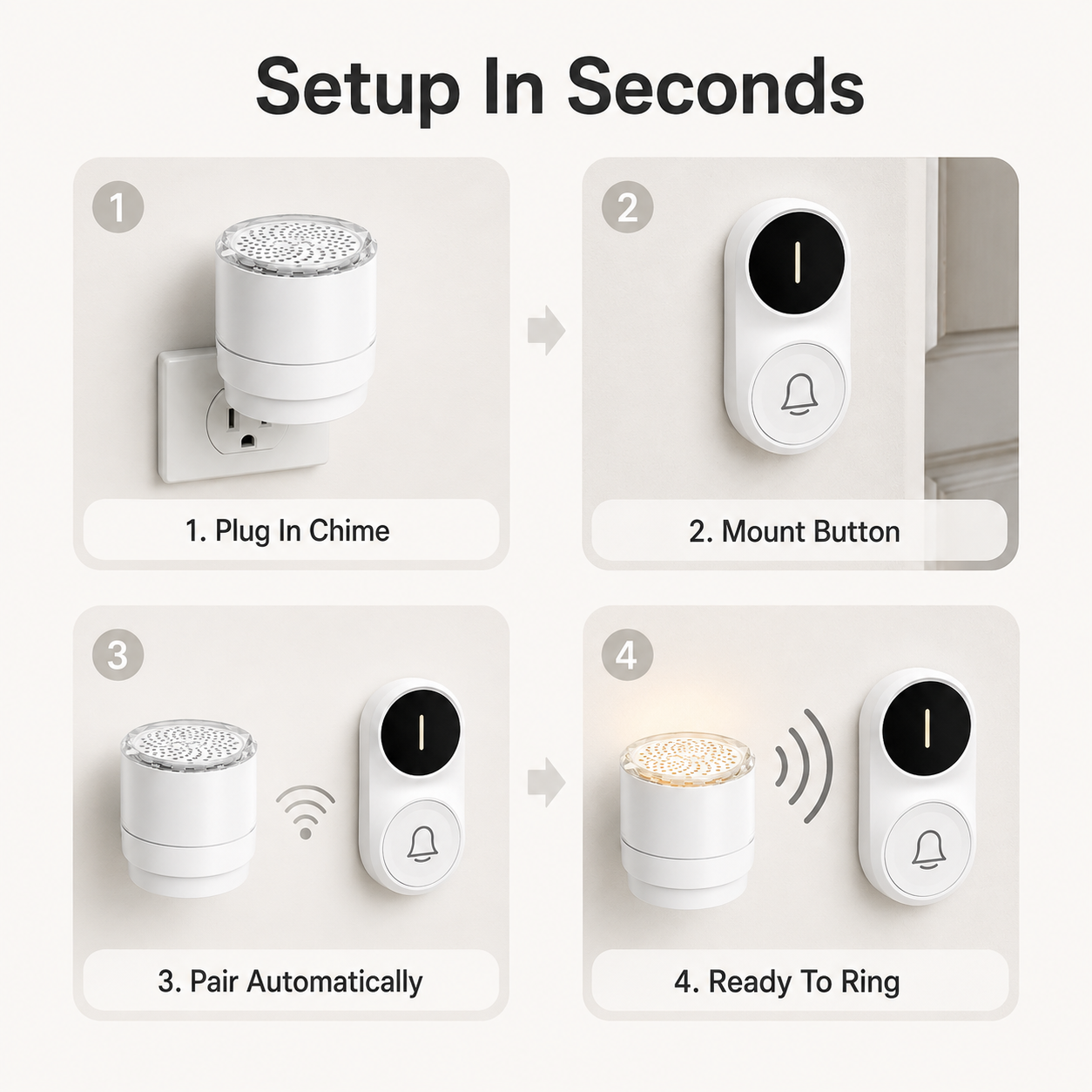 🔥 Limited Time 50% Off | Smart Wireless Doorbell