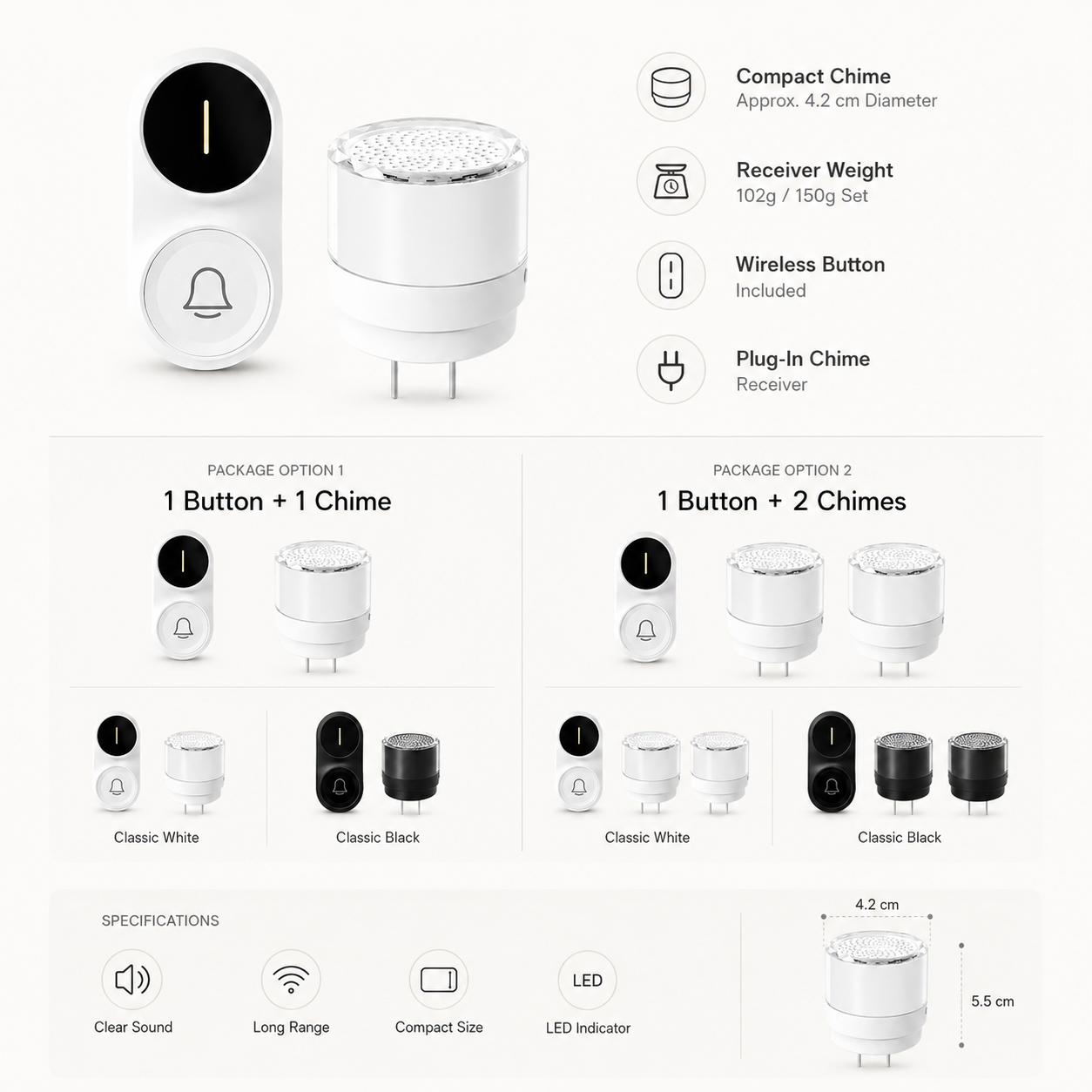 🔥 Limited Time 50% Off | Smart Wireless Doorbell