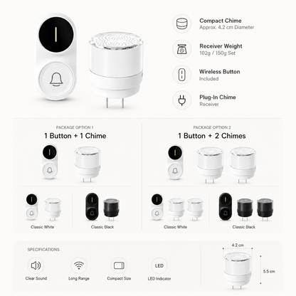 🔥 Limited Time 50% Off | Smart Wireless Doorbell