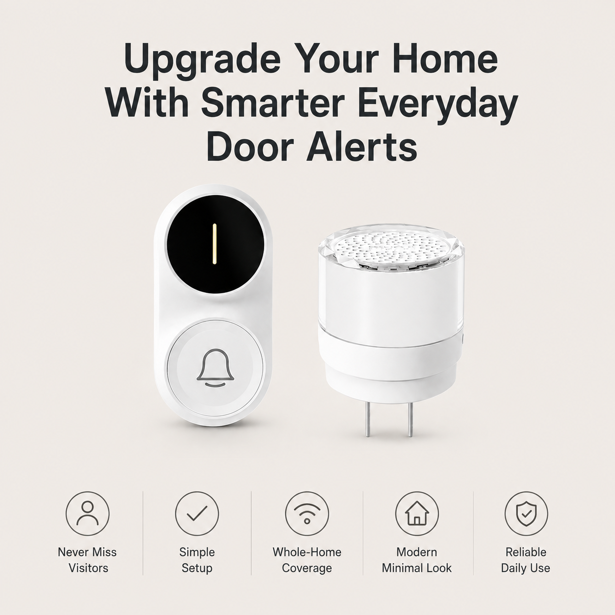 🔥 Limited Time 50% Off | Smart Wireless Doorbell