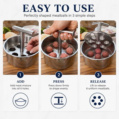 🔥Hot Sale 45% OFF - Stainless Steel Meatball Shaper