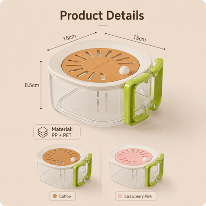 🔥 50% Off Limited Time ——Multi-Function Fruit & Vegetable Wash & Drain Box 🍇 WASH. DRAIN. STORE — ALL IN ONE.
