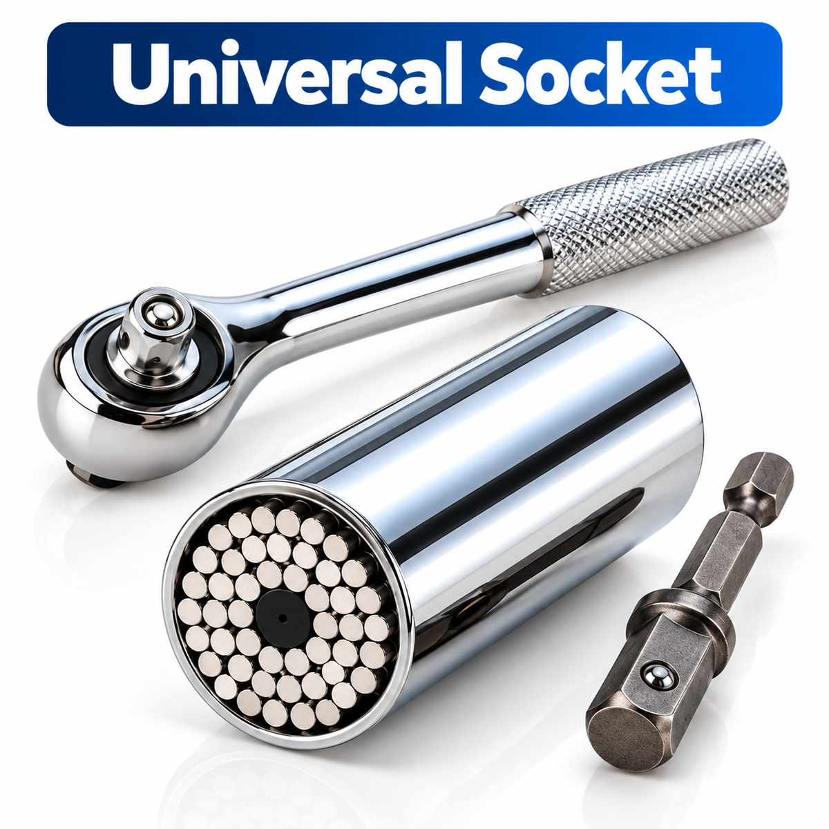 🔧 Limited-time 50% off — Universal socket wrench set