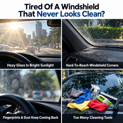 🔥 Limited-Time 50% OFF — Extendable Windshield Cleaning Kit