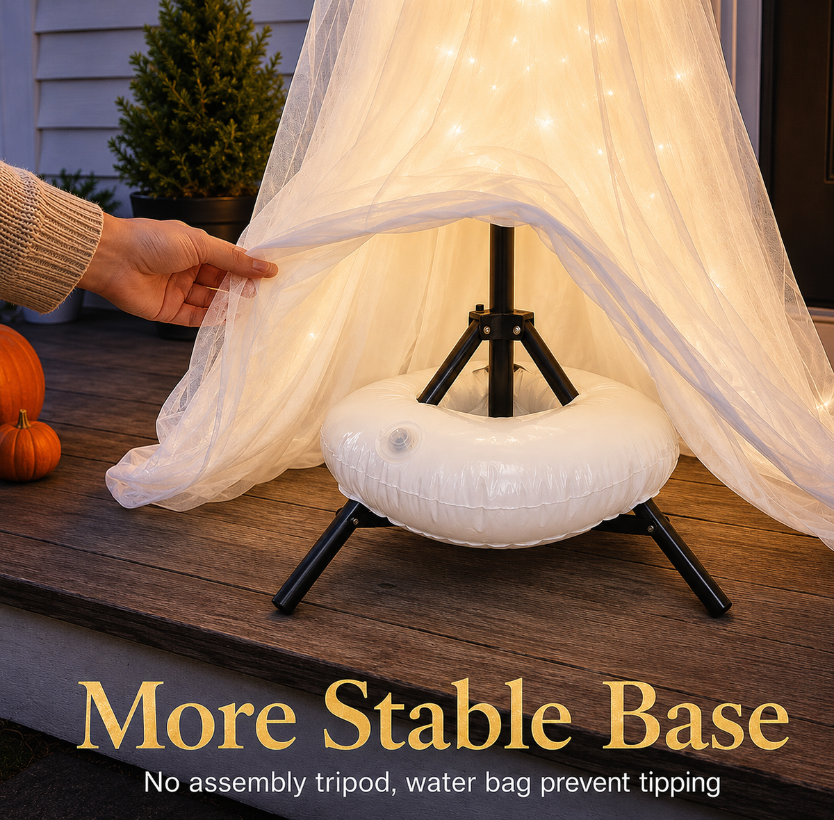 5FT Light-Up Halloween Ghosts