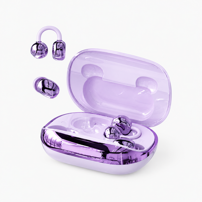 🔥Free Shipping-🎧 3-in-1 Wireless Earbuds with Power Bank Charging Case – Clip-On & Sleep Bluetooth Headphones with 4 Earbuds