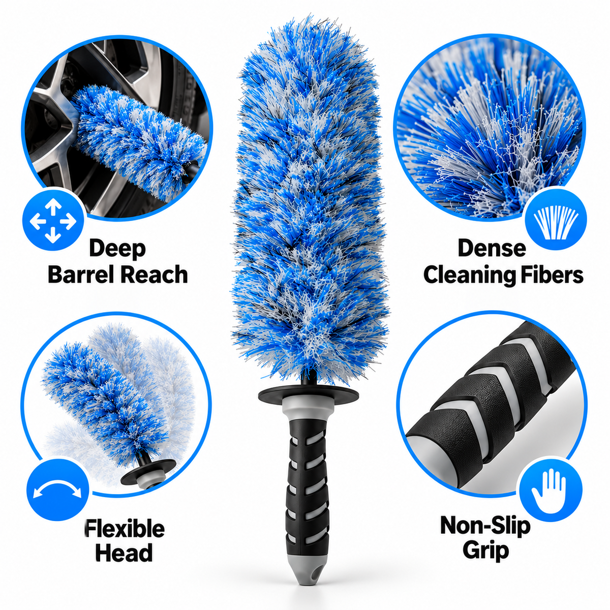 🔥 Limited-Time 50% Off – Deep-Reach Heavy-Duty Wheel Barrel Brush