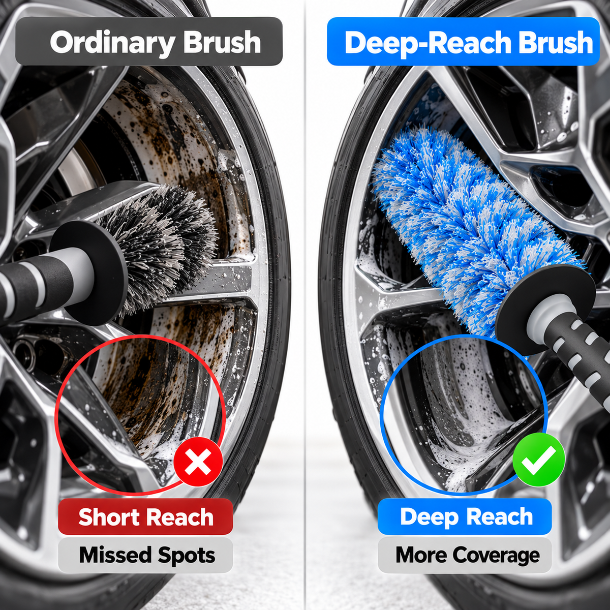 🔥 Limited-Time 50% Off – Deep-Reach Heavy-Duty Wheel Barrel Brush