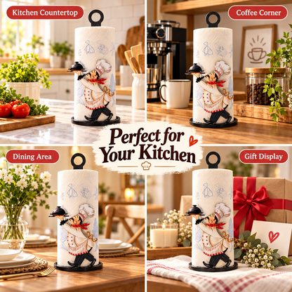 👨🍳 Vintage Chef Acrylic Paper Towel Holder