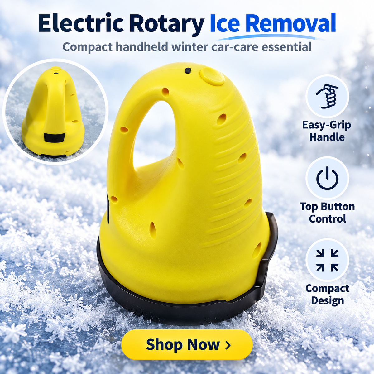 ❄️ Multifunctional Electric Snow &amp; Ice Scraper