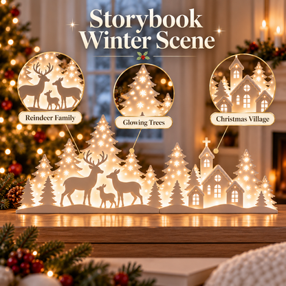 🌲Early Christmas Sale 50% OFF — LED Light-Up Reindeer & Christmas Tree Decoration