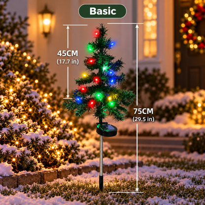 🎄 Solar Christmas Tree Lights –  DIY Outdoor Holiday Decor