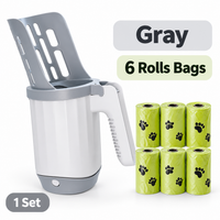 Cat Litter Scoop + 6 Rolls of Waste Bags