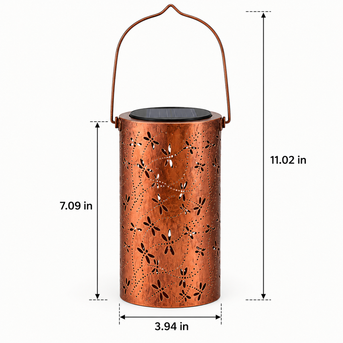 Solar Dragonfly Pattern Lantern