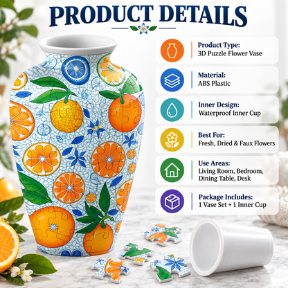 🎉 Limited-Time 49% Off — 3D Puzzle Flower Vase