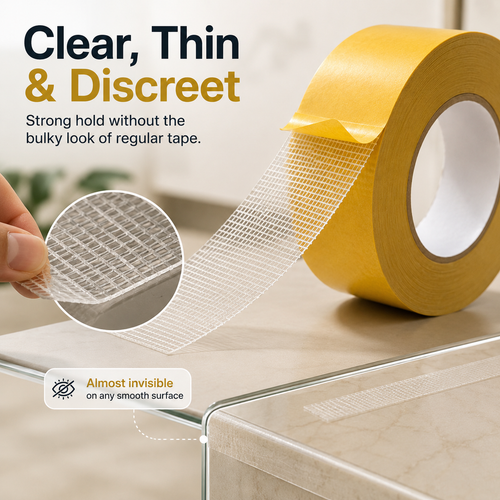 🔥Hot Sale 🔥High-Tack Double-Sided Mesh Tape