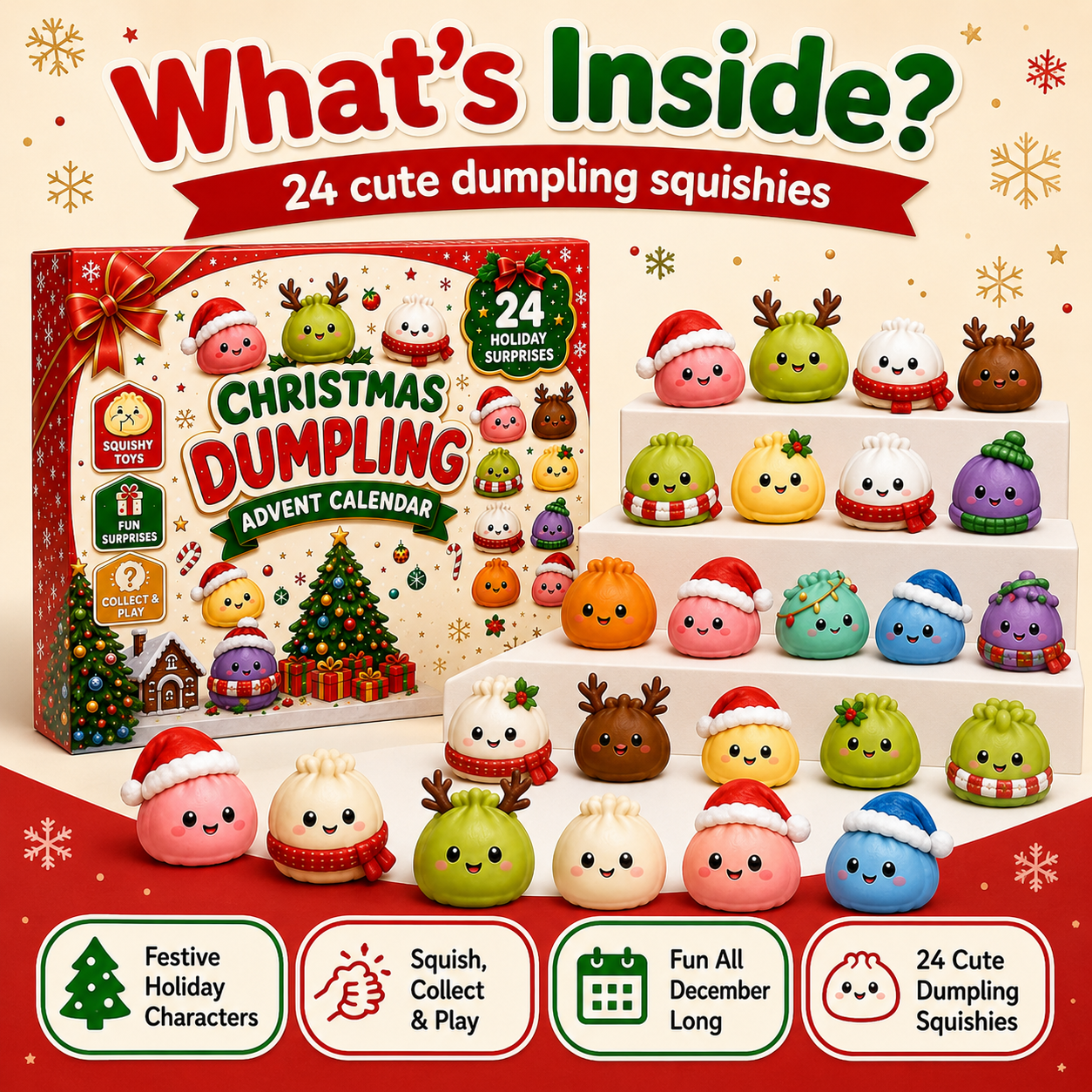 🔥Limited time 50% OFF — Christmas Squishies Advent Calendar 2026