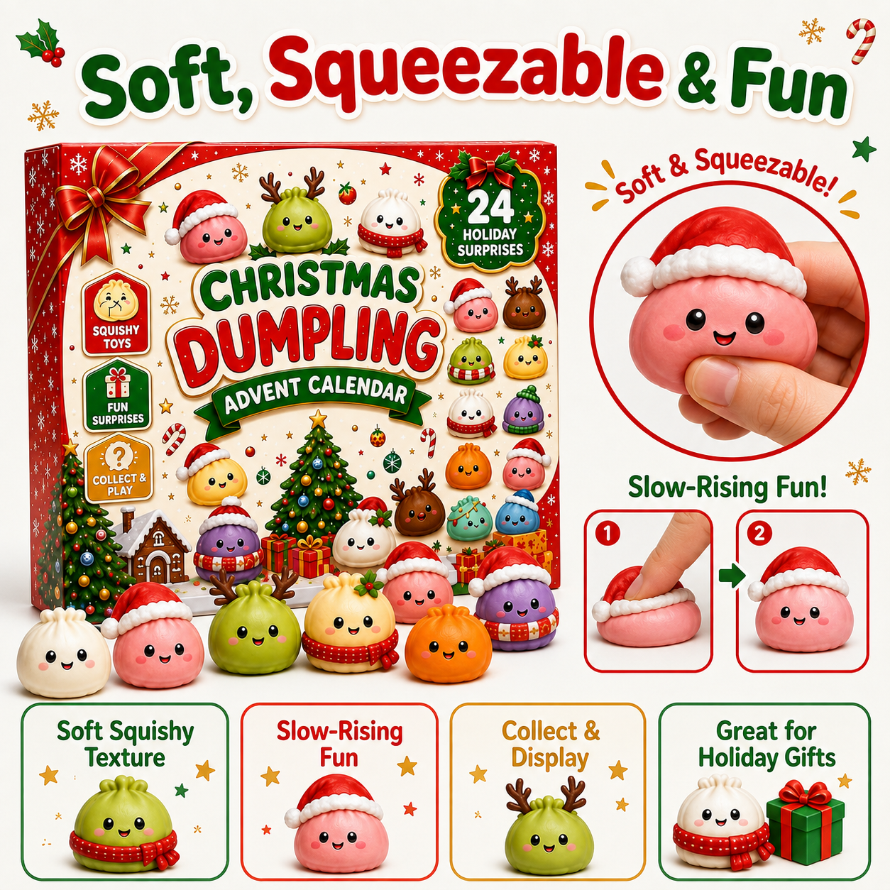 🔥Limited time 50% OFF — Christmas Squishies Advent Calendar 2026