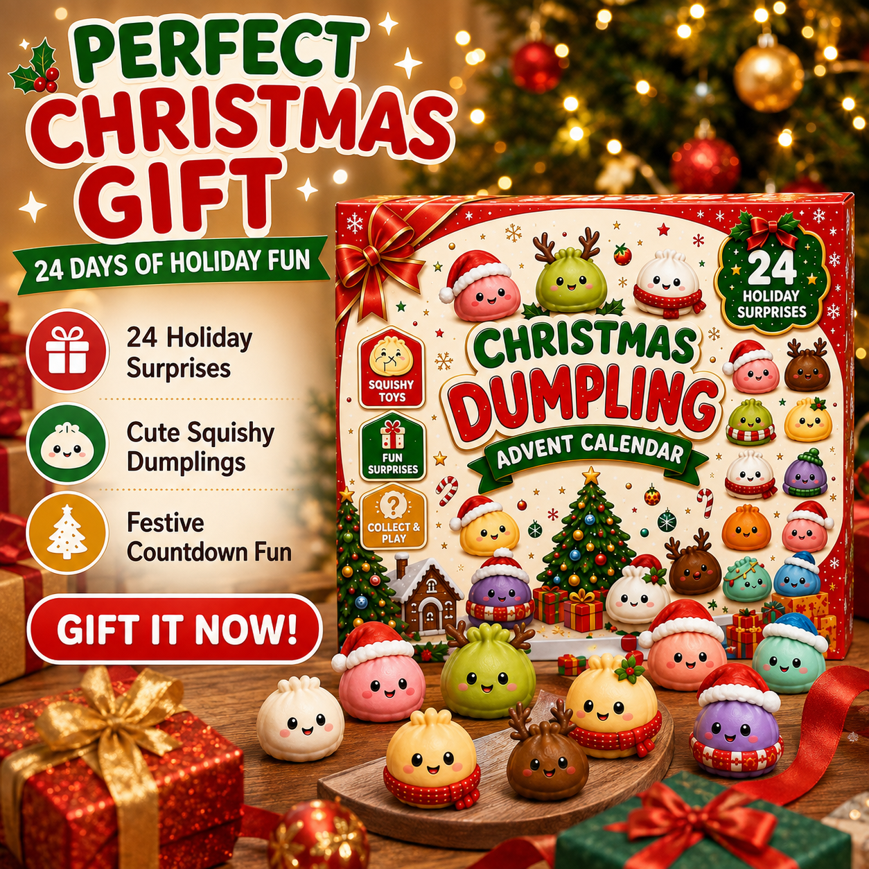 🔥Limited time 50% OFF — Christmas Squishies Advent Calendar 2026