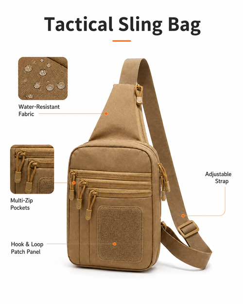 🔥HOT SALE LAST DAY 50%OFF!🔥🎁Multi-Compartment Tactical Sling Chest Bag