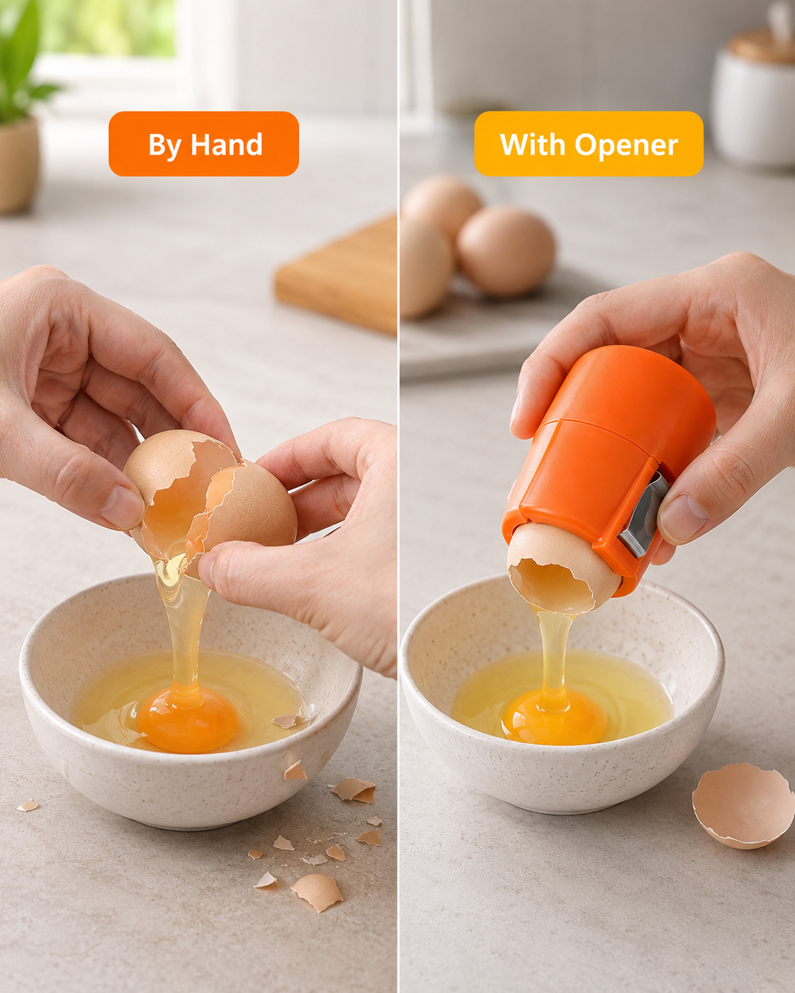 🔥HOT SALE LAST DAY 50%OFF!🔥🎁Quick-Cut Egg Shell Opener