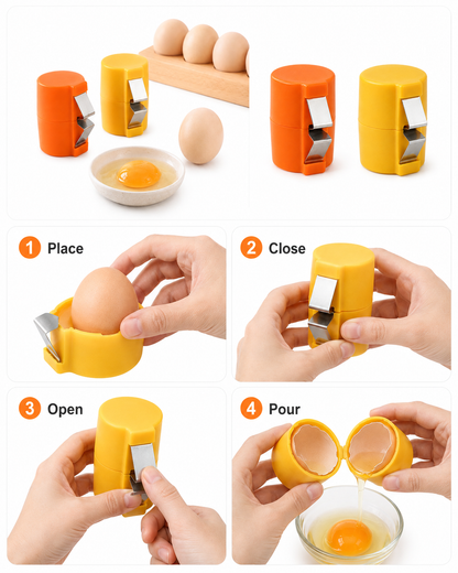 🔥HOT SALE LAST DAY 50%OFF!🔥🎁Quick-Cut Egg Shell Opener