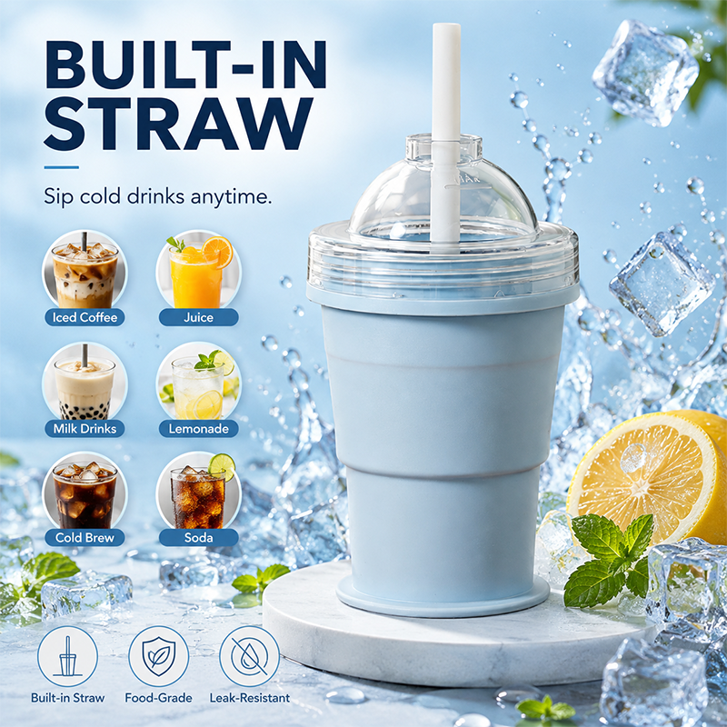 🔥Last Day 49% OFF 🔥2-in-1 Collapsible Ice Ball Tumbler