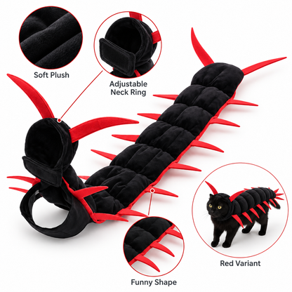 🐛 Limited-time 50% off — Funny centipede cat costume