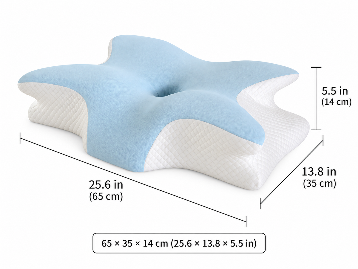 🔥 Hot Sale 50% OFF-Adjustable ergonomic memory foam neck pillow
