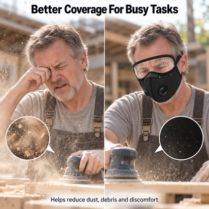 🚴 Limited-time 50% off —💖Reusable Carbon Filter Dust Mask – Built for Active Lifestyles