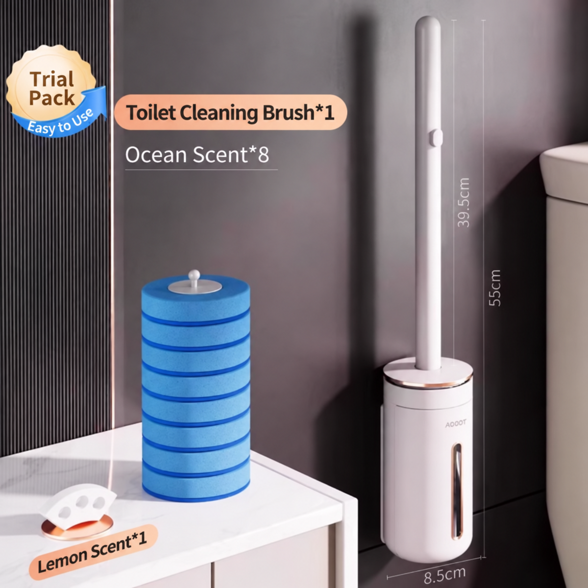 🔥 Limited-time 50% off-Toilet Scrubber Brush Kit