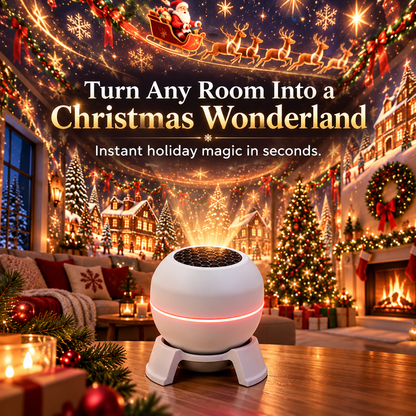 🎄 Magical Christmas Projection Night Light – Transform Any Room Into A Holiday Wonderland