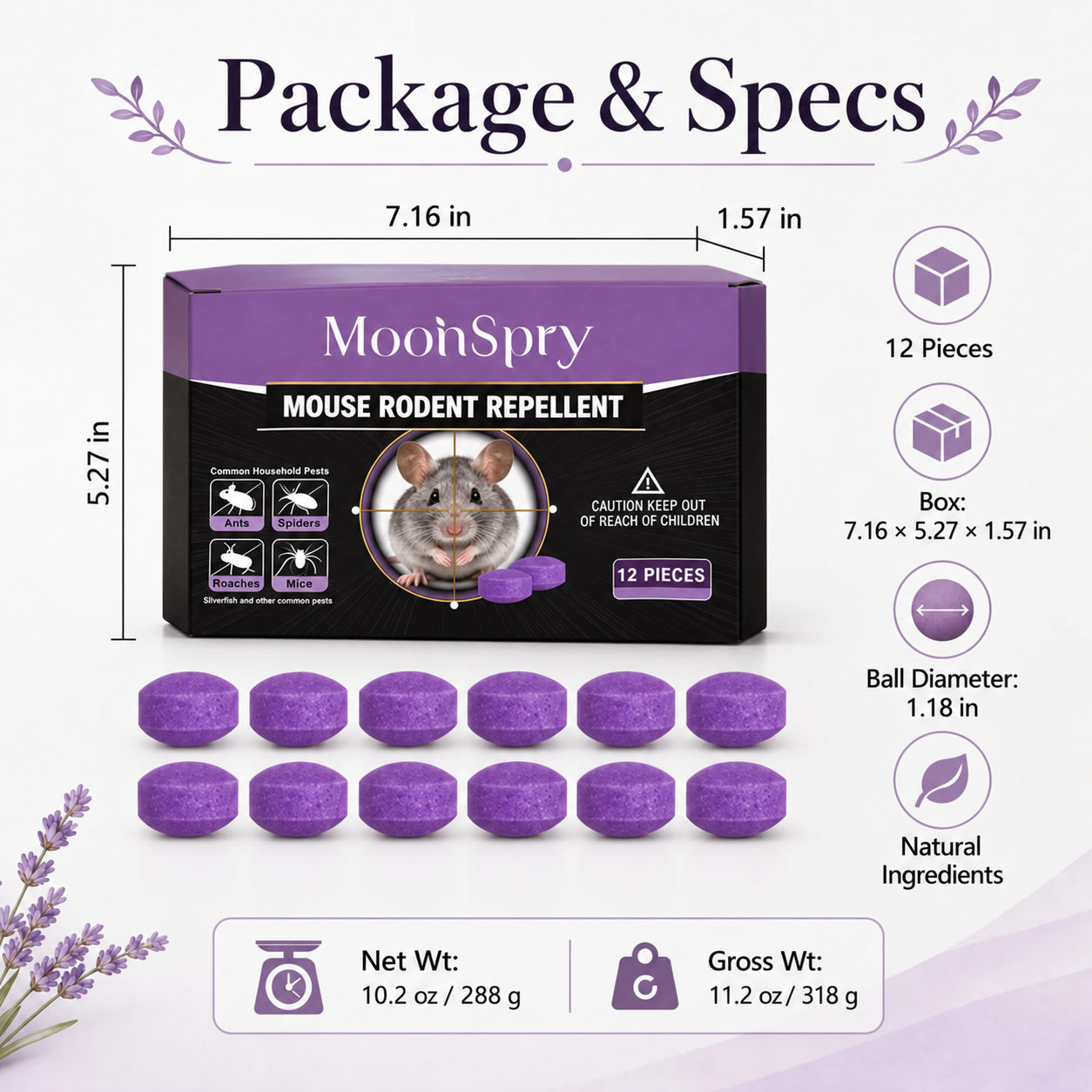 🔥 Limited-time 50% off – Moonspry rodent repellent balls