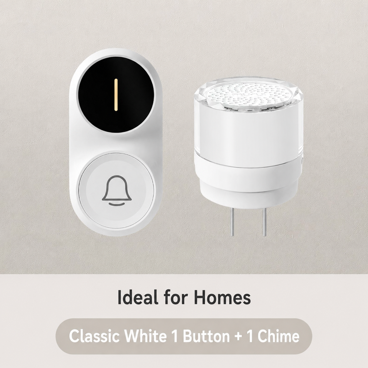 1 Chime + 1 Button