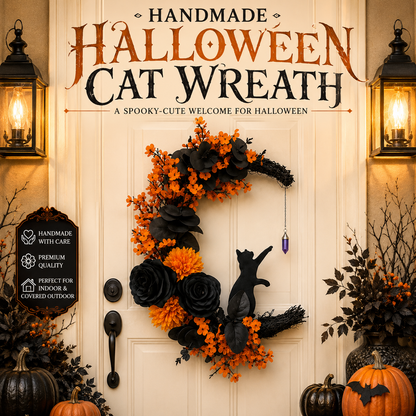 🎃🐈‍⬛Halloween Cat Wreaths