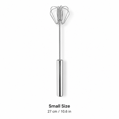 🔥 50% Off Limited Time ——Stainless Steel Semi-Automatic Push Whisk – Handheld Rotary Egg Beater