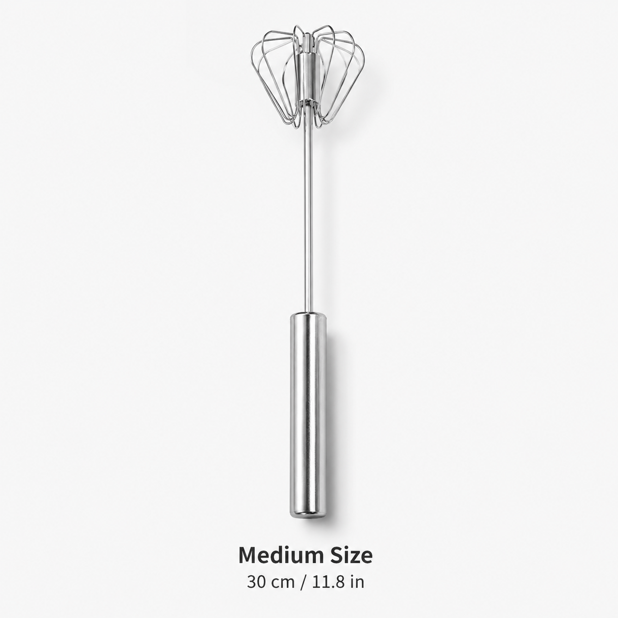 🔥 50% Off Limited Time ——Stainless Steel Semi-Automatic Push Whisk – Handheld Rotary Egg Beater