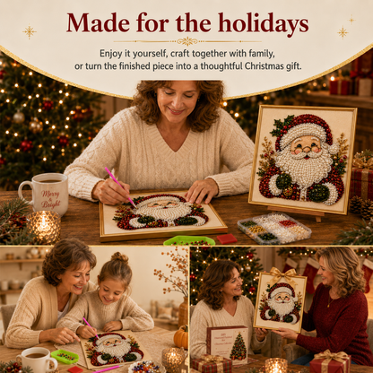 🔥Limited time 50% OFF-Christmas Pearl Bead Painting Kit🎄