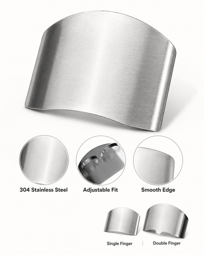 🔥 LAST DAY 53%OFF!🔥🎁Safe Cut Stainless Steel Finger Guard || Cook Faster. Cut Safer.