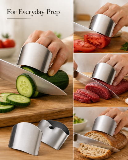 🔥 LAST DAY 53%OFF!🔥🎁Safe Cut Stainless Steel Finger Guard || Cook Faster. Cut Safer.