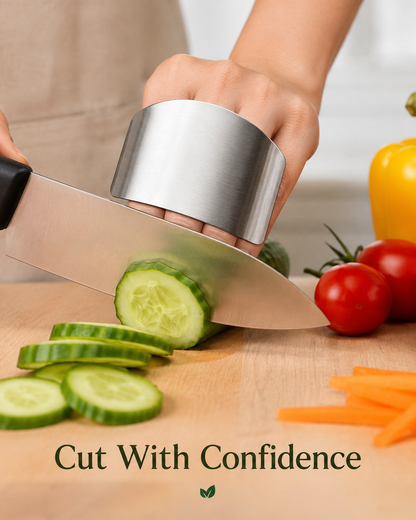 🔥 LAST DAY 53%OFF!🔥🎁Safe Cut Stainless Steel Finger Guard || Cook Faster. Cut Safer.