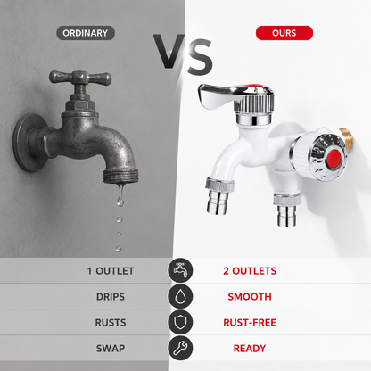 🔥HOT SALE LAST DAY 50%OFF!🔥🎁DUAL-CONTROL 2-WAY TAP