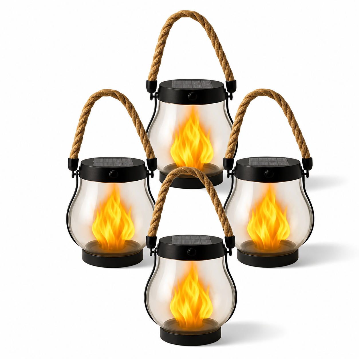 🔥  Solar Garden Lanterns – No Wiring, Auto-On at Dusk! Last Chance Before They're Gone!