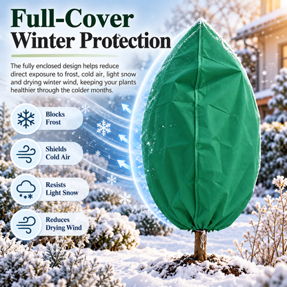 🔥Hot Sale 49% OFF🔥Winter Plant Protection Cover – Zippered, Breathable & Reusable