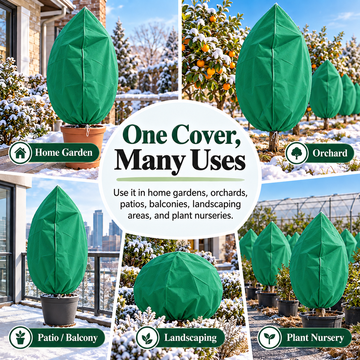 🔥Hot Sale 49% OFF🔥Winter Plant Protection Cover – Zippered, Breathable & Reusable