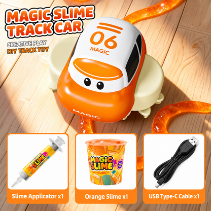 🚗 Magic Slime Track Car – DIY Track Building Toy